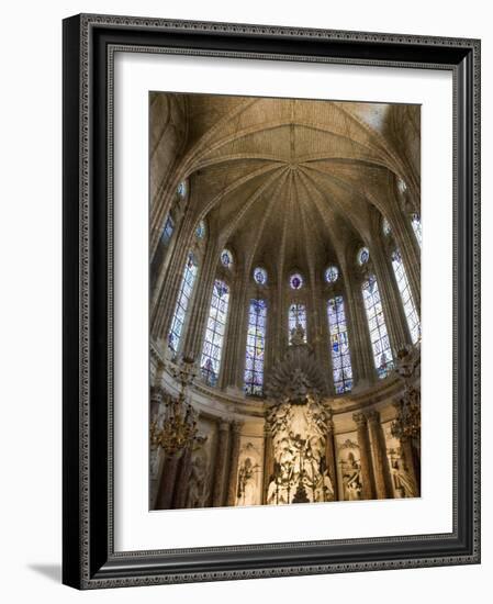 Interior of Cathedrale St.-Nazaire, Beziers, Herault, Languedoc-Roussillon, France, Europe-Martin Child-Framed Photographic Print