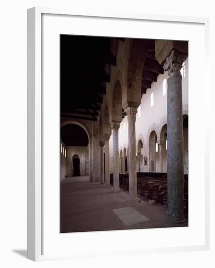 Interior of Co-Cathedral of Santa Maria Assunta, Gerace, Calabria, Italy, 11th-15th Century-null-Framed Giclee Print