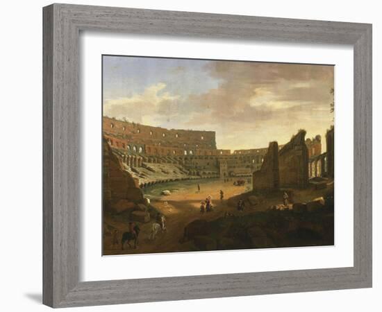 Interior of Colosseum-Gaspar van Wittel-Framed Giclee Print