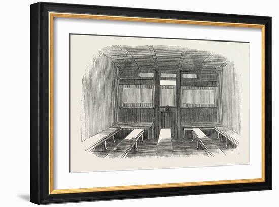 Interior of Compartment of Second-Class Carriage, 1847-null-Framed Giclee Print