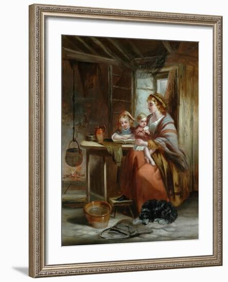 Interior of Cottage-William Underhill-Framed Giclee Print