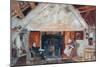Interior of Cruck Cottage, Possibly Shipley Glen-null-Mounted Giclee Print