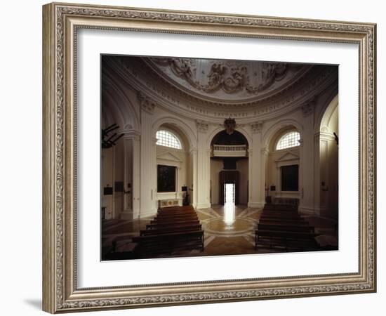 Interior of Dome in Church of Santa Maria Dell'Assunzione at Ariccia-Gian Lorenzo Bernini-Framed Giclee Print