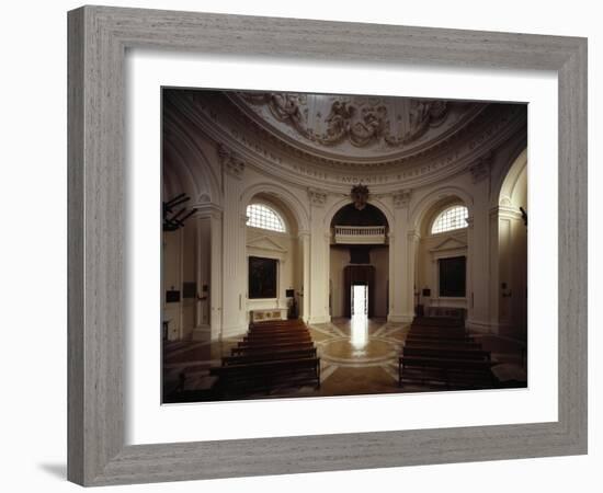 Interior of Dome in Church of Santa Maria Dell'Assunzione at Ariccia-Gian Lorenzo Bernini-Framed Giclee Print