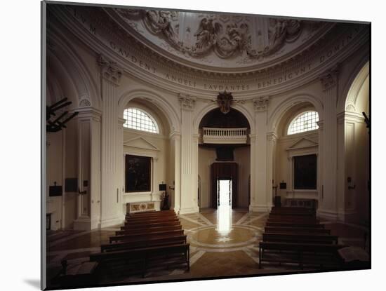 Interior of Dome in Church of Santa Maria Dell'Assunzione at Ariccia-Gian Lorenzo Bernini-Mounted Giclee Print