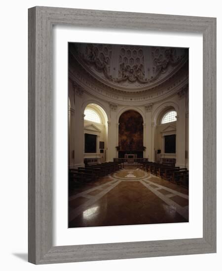 Interior of Dome in Church of Santa Maria Dell'Assunzione at Ariccia-Gian Lorenzo Bernini-Framed Giclee Print