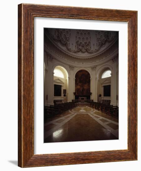 Interior of Dome in Church of Santa Maria Dell'Assunzione at Ariccia-Gian Lorenzo Bernini-Framed Giclee Print