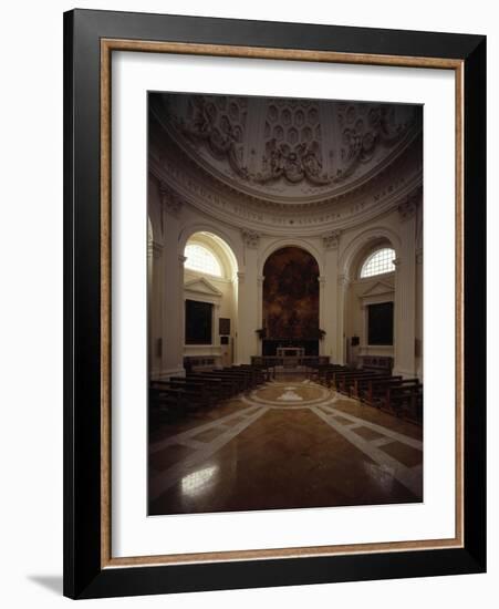 Interior of Dome in Church of Santa Maria Dell'Assunzione at Ariccia-Gian Lorenzo Bernini-Framed Giclee Print