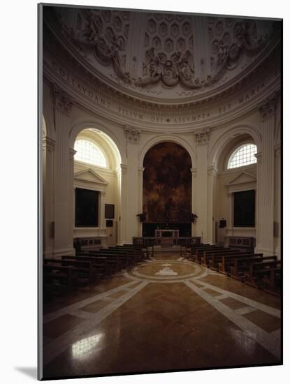 Interior of Dome in Church of Santa Maria Dell'Assunzione at Ariccia-Gian Lorenzo Bernini-Mounted Giclee Print