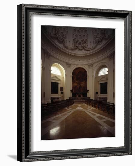 Interior of Dome in Church of Santa Maria Dell'Assunzione at Ariccia-Gian Lorenzo Bernini-Framed Giclee Print