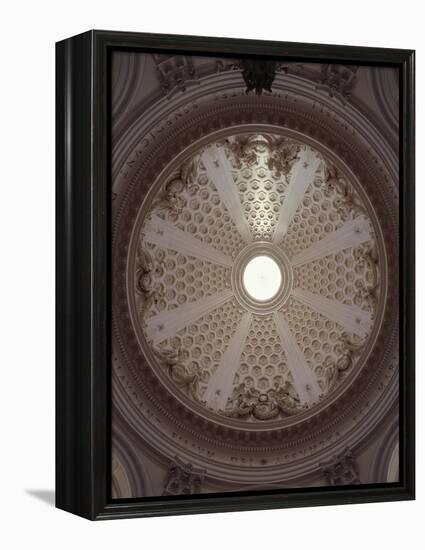 Interior of Dome of Collegiate Church of Santa Marissunta-Gian Lorenzo Bernini-Framed Premier Image Canvas