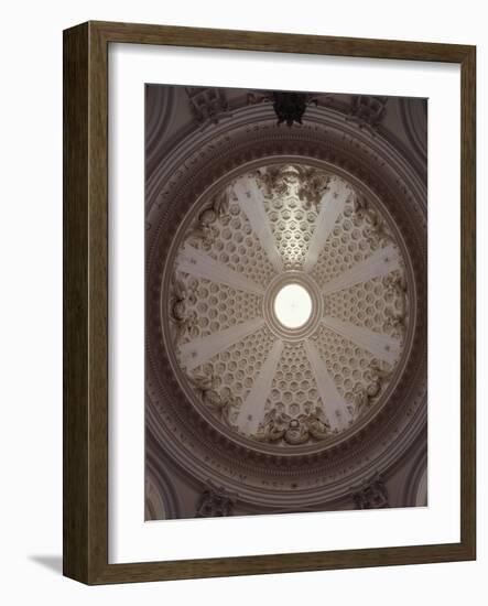 Interior of Dome of Collegiate Church of Santa Marissunta-Gian Lorenzo Bernini-Framed Giclee Print