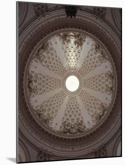 Interior of Dome of Collegiate Church of Santa Marissunta-Gian Lorenzo Bernini-Mounted Giclee Print