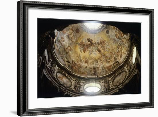 Interior of Dome of Lecce Cathedral, Apulia, Italy-null-Framed Giclee Print