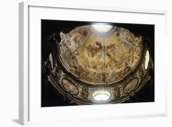 Interior of Dome of Lecce Cathedral, Apulia, Italy-null-Framed Giclee Print