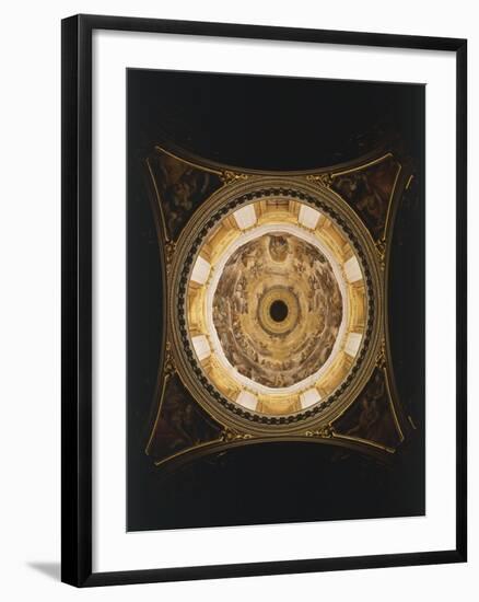 Interior of Dome of Pauline Chapel, 1616, Basilica of Santa Maria Maggiore, Rome, Italy-null-Framed Giclee Print