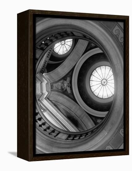 Interior of Essex County Courthouse Rotunda-Karen Tweedy-Holmes-Framed Premier Image Canvas