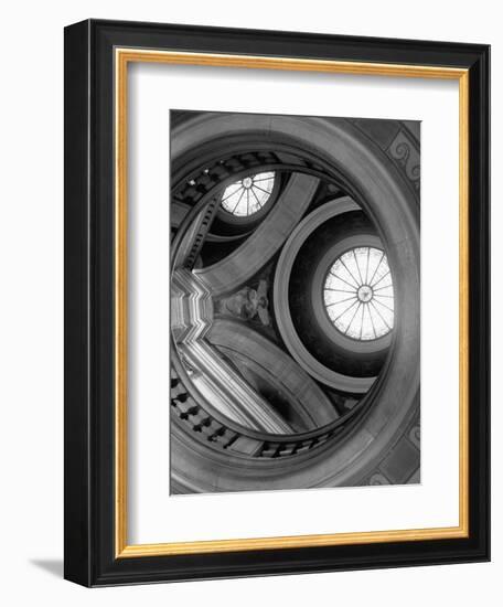 Interior of Essex County Courthouse Rotunda-Karen Tweedy-Holmes-Framed Premium Photographic Print