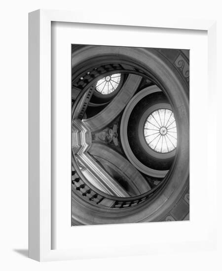 Interior of Essex County Courthouse Rotunda-Karen Tweedy-Holmes-Framed Photographic Print