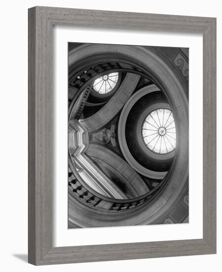 Interior of Essex County Courthouse Rotunda-Karen Tweedy-Holmes-Framed Photographic Print