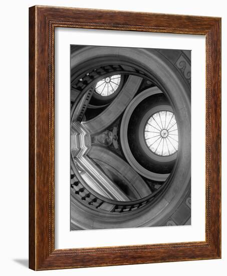 Interior of Essex County Courthouse Rotunda-Karen Tweedy-Holmes-Framed Photographic Print