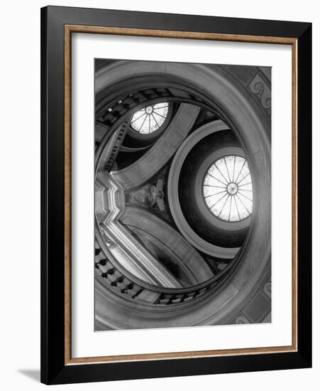 Interior of Essex County Courthouse Rotunda-Karen Tweedy-Holmes-Framed Photographic Print