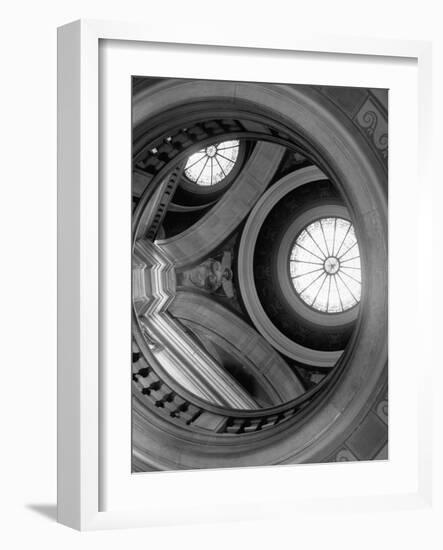 Interior of Essex County Courthouse Rotunda-Karen Tweedy-Holmes-Framed Photographic Print