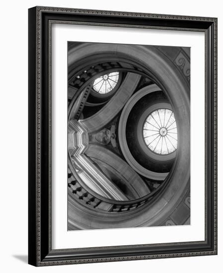 Interior of Essex County Courthouse Rotunda-Karen Tweedy-Holmes-Framed Photographic Print