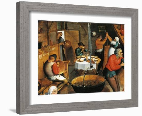 Interior of Farmhouse-Jan Brueghel the Elder-Framed Giclee Print