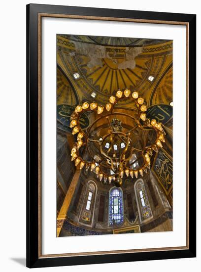 Interior of Grand Haghia Sophia, Istanbul, Turkey-Darrell Gulin-Framed Photographic Print