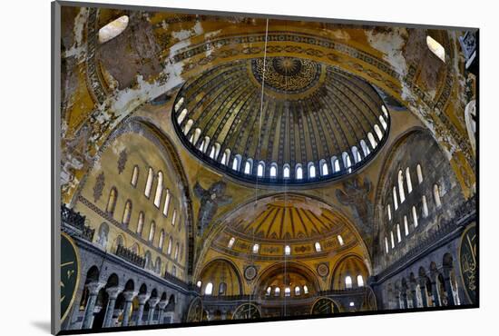 Interior of Grand Haghia Sophia, Istanbul, Turkey-Darrell Gulin-Mounted Photographic Print