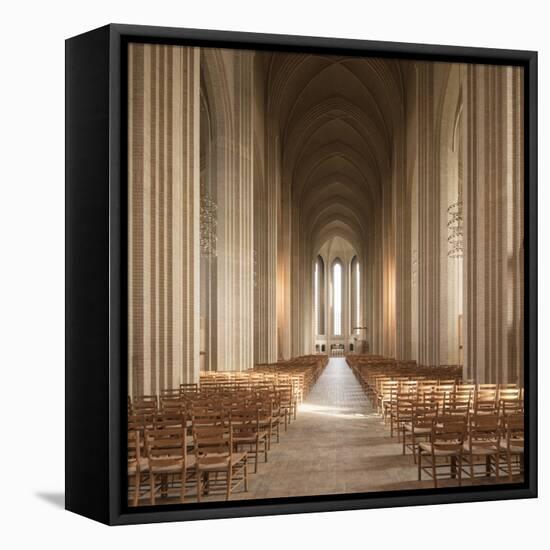 Interior of Grundvigs Church, Bispebjerg, Copenhagen, Denmark-Ben Pipe-Framed Premier Image Canvas