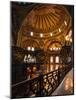 Interior of Hagia Sofia (Aya Sofya), Sultanahmet, Istanbul, Turkey-Ben Pipe-Mounted Photographic Print