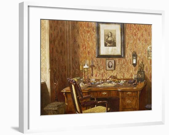 Interior of Johannes Brahms'-null-Framed Giclee Print