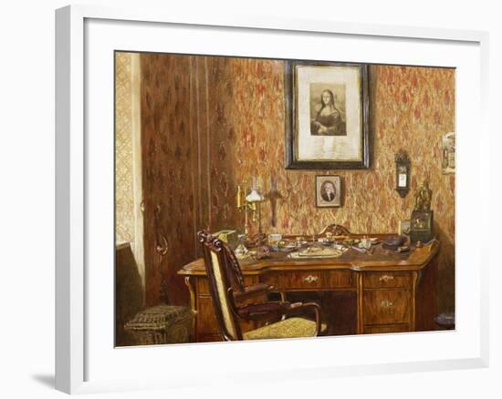 Interior of Johannes Brahms'-null-Framed Giclee Print