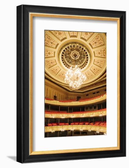 Interior of Latvian National Opera Building, Riga, Latvia, Baltic States, Europe-Ben Pipe-Framed Photographic Print