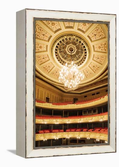 Interior of Latvian National Opera Building, Riga, Latvia, Baltic States, Europe-Ben Pipe-Framed Premier Image Canvas