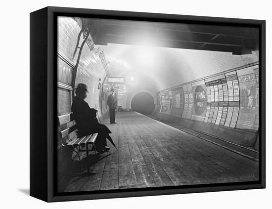 Interior of London Subway-null-Framed Premier Image Canvas