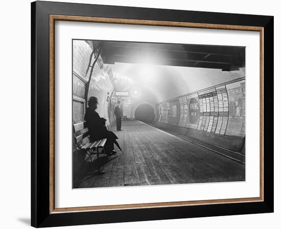 Interior of London Subway-null-Framed Photographic Print