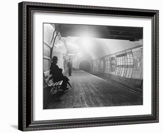 Interior of London Subway-null-Framed Photographic Print