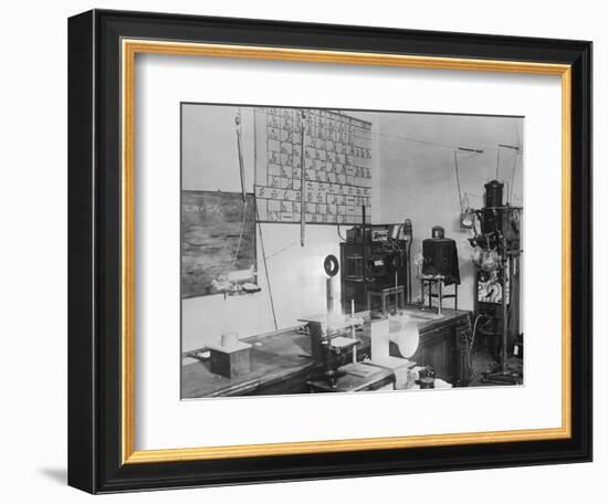 Interior of Madame Curie's Laboratory-null-Framed Photographic Print