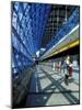 Interior of Modern Cermy Most Metro Station, Prague, Czech Republic-Richard Nebesky-Mounted Photographic Print