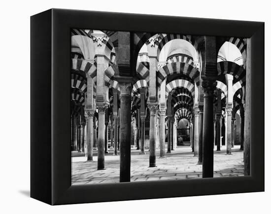 Interior of Mosque at Cordoba-null-Framed Premier Image Canvas