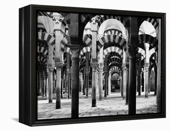 Interior of Mosque at Cordoba-null-Framed Premier Image Canvas