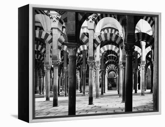 Interior of Mosque at Cordoba-null-Framed Premier Image Canvas