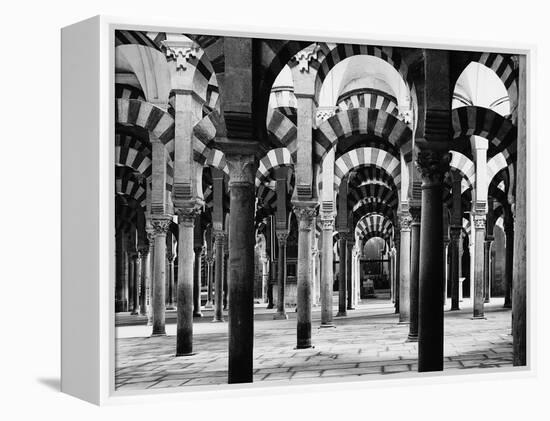 Interior of Mosque at Cordoba-null-Framed Premier Image Canvas