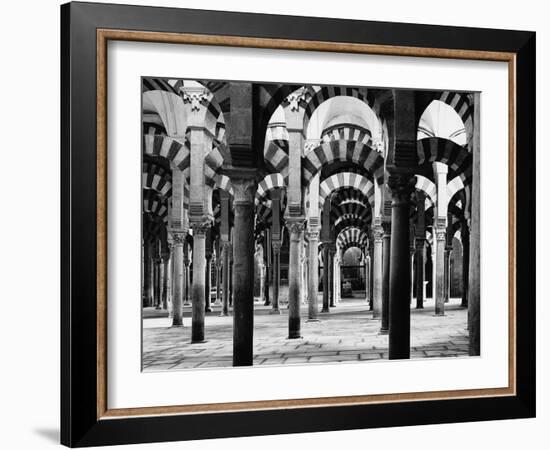 Interior of Mosque at Cordoba-null-Framed Photographic Print