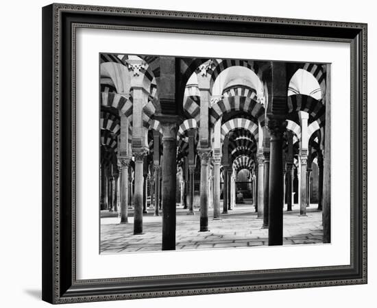 Interior of Mosque at Cordoba-null-Framed Photographic Print