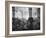 Interior of Munich Beer Hall, People Sitting at Long Tables, Toasting-Ralph Crane-Framed Photographic Print