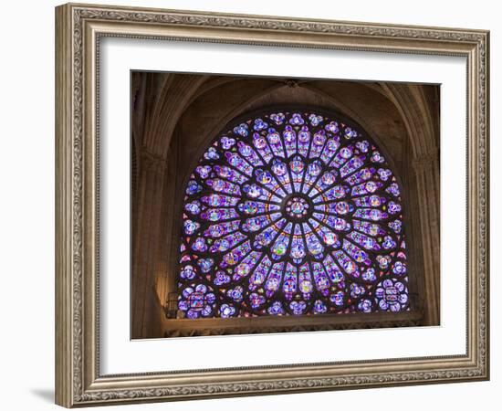 Interior of Notre Dame Cathedral, Paris, France-Jim Zuckerman-Framed Photographic Print